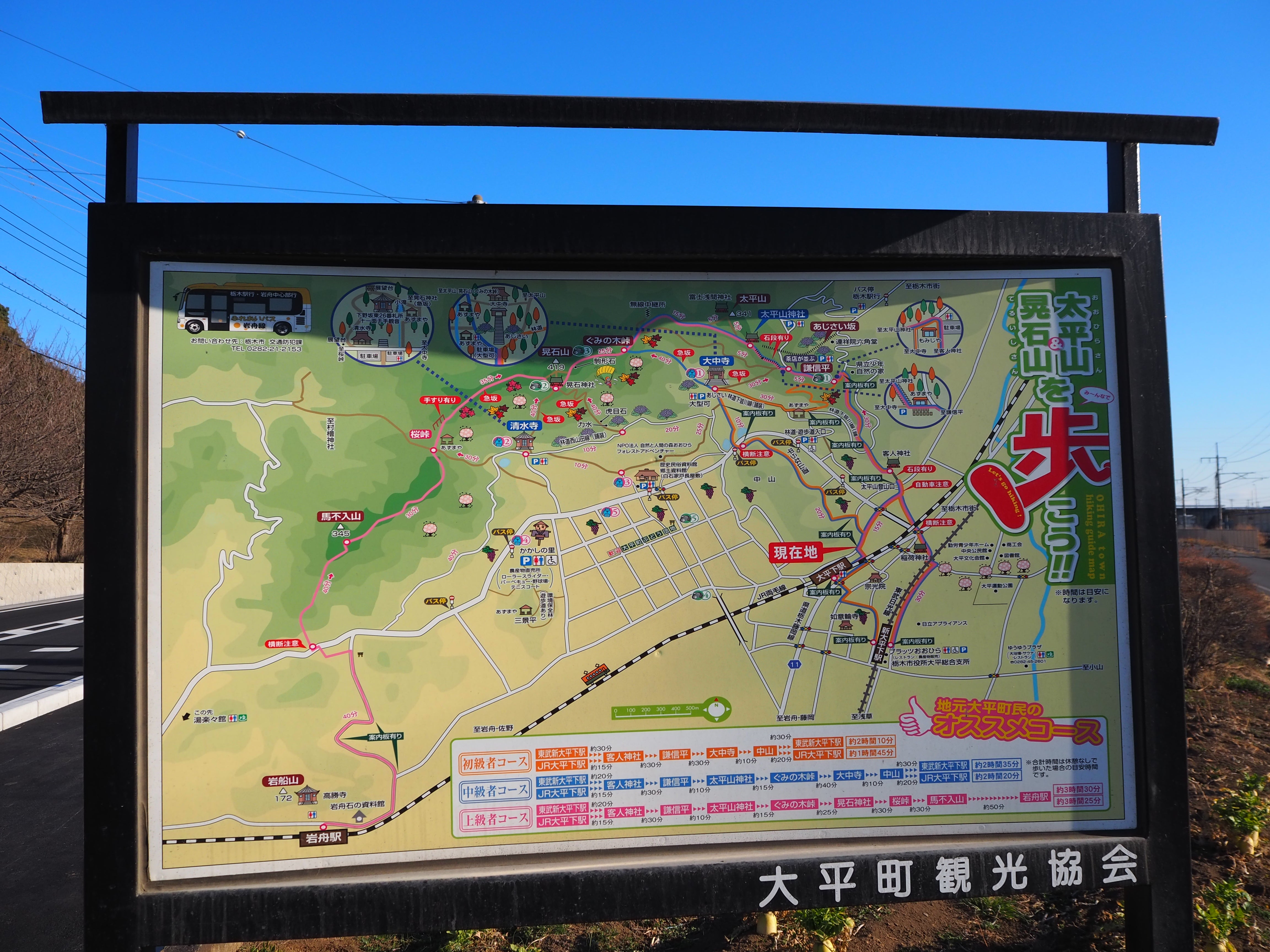 新大平下駅東武日光線：路線図 ホームメイト
