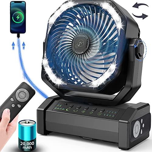 テント内を快適に！吊り下げ式扇風機の効果や選び方＆おすすめを紹介！ - キャンプバルーン CAMP BALLOON