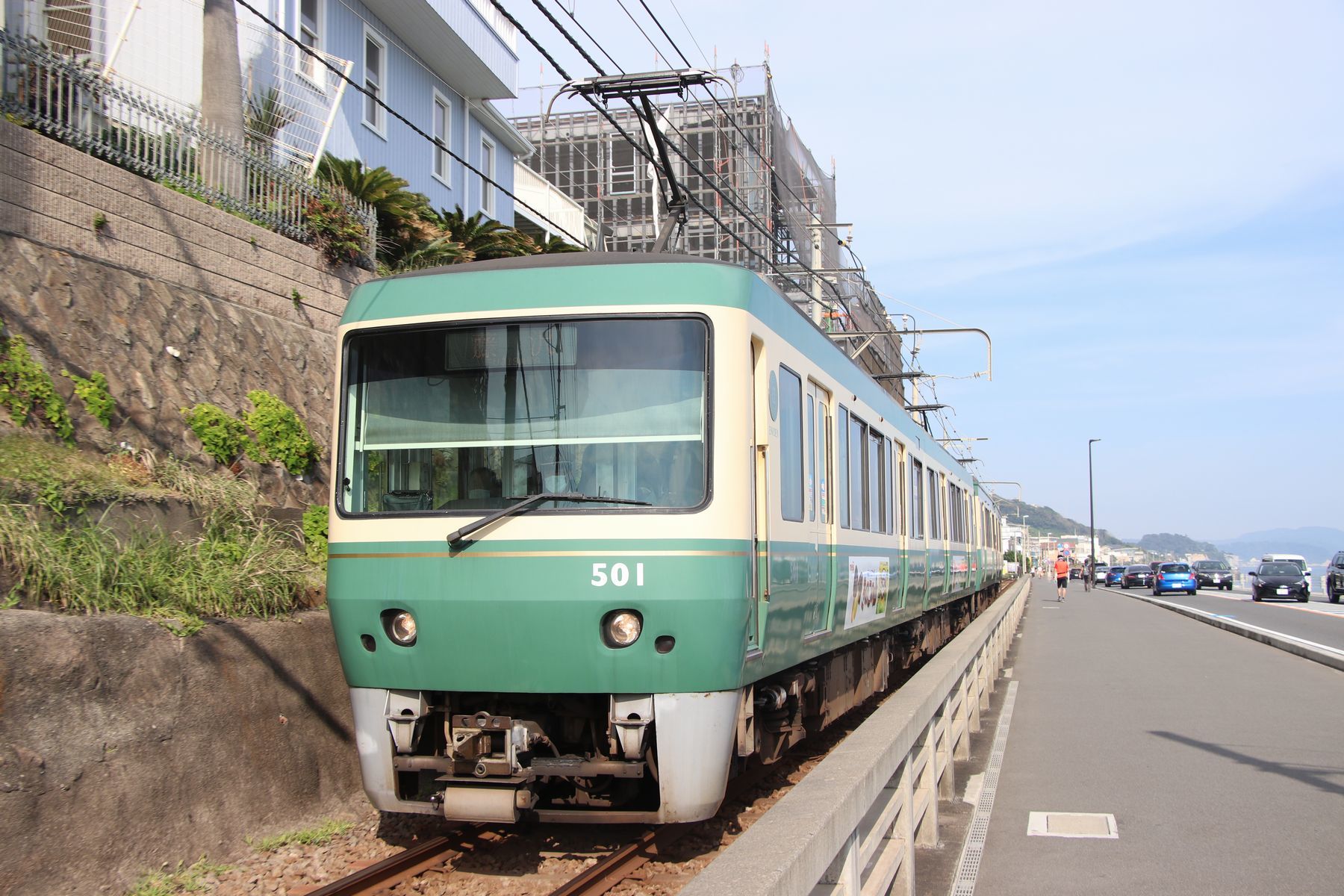 日本镰仓高校前地图-卫星地图