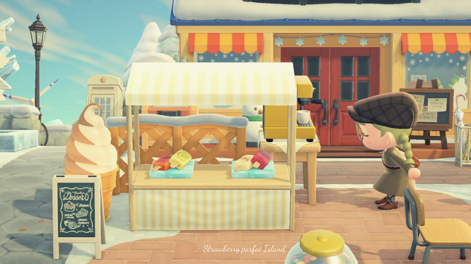 たぬき商店周りと案内所裏のレイアウト🌱 ナチュラルな雰囲気にしたくて自然いっぱいにしました !!本日19時YouTube投稿予定なので、良かったら見て下さい🫶あつ森あつまれどうぶつの森acnhanimalcrossing