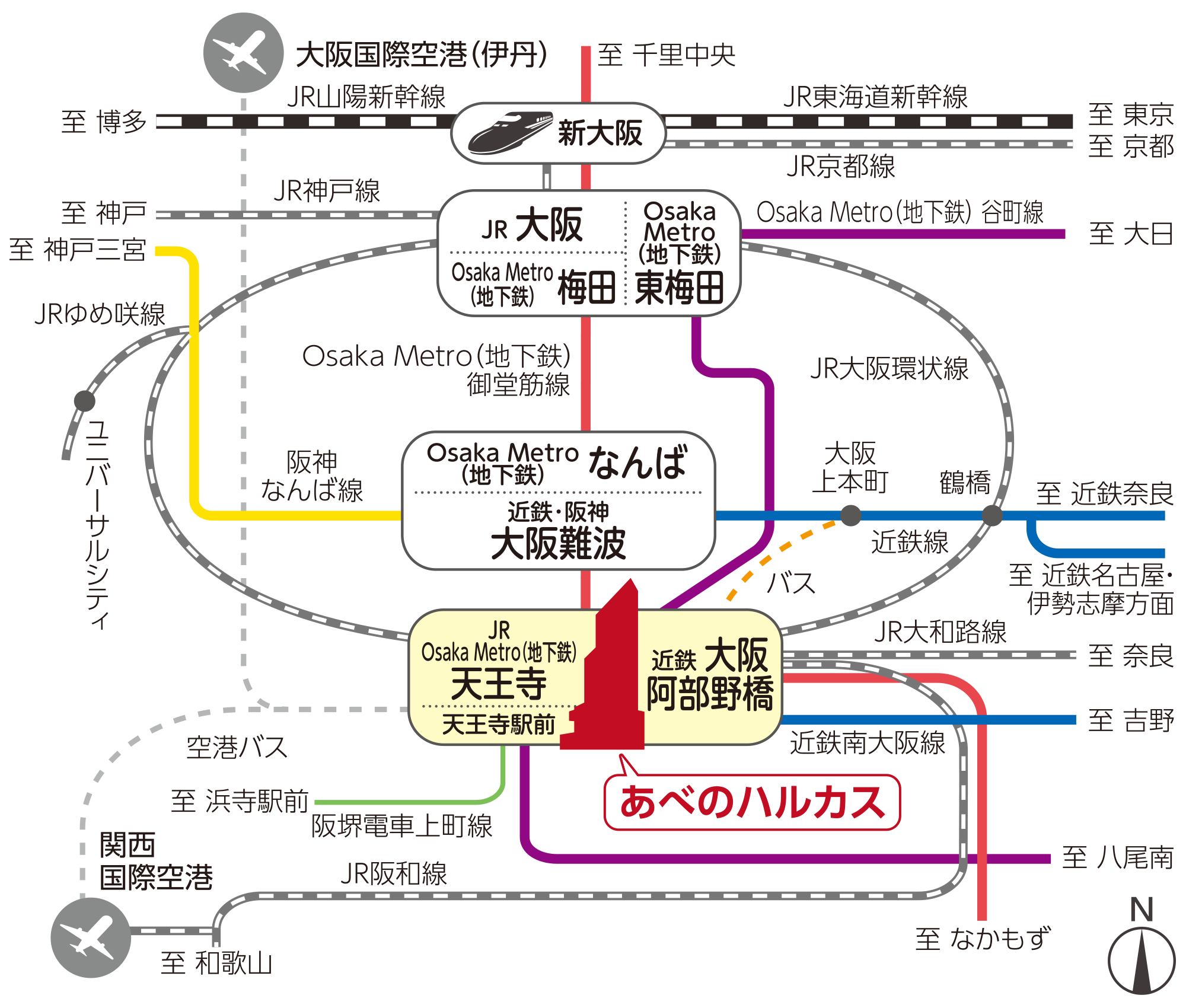 完全ガイド あべのハルカスから通天閣への行き方を徹底解説！おすすめのアクセス方法まとめNEWT ニュート