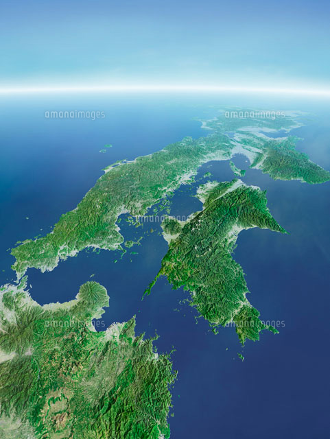 四国地方の白地図イラスト無料素材集県庁所在地・市町村名あり