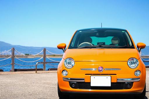 車の正面図 ペン画風線画イラスト素材5307101- フォトライブラリ