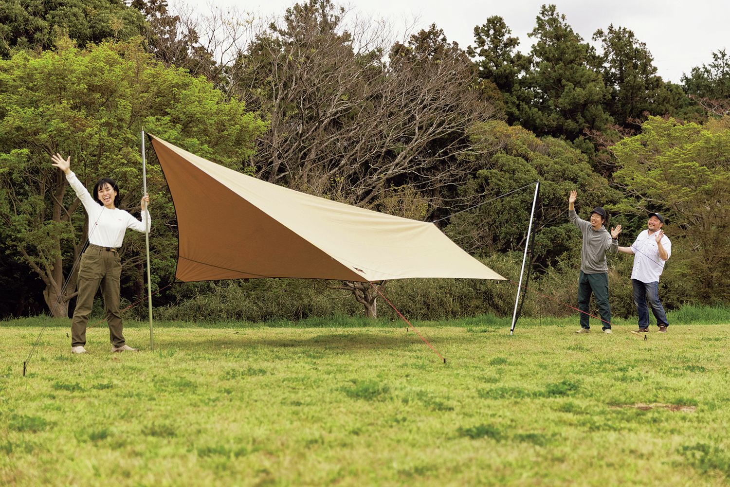 ワンポールテントとタープで小川張り張り方を画像付きで解説！ – WAQ公式オンラインストア