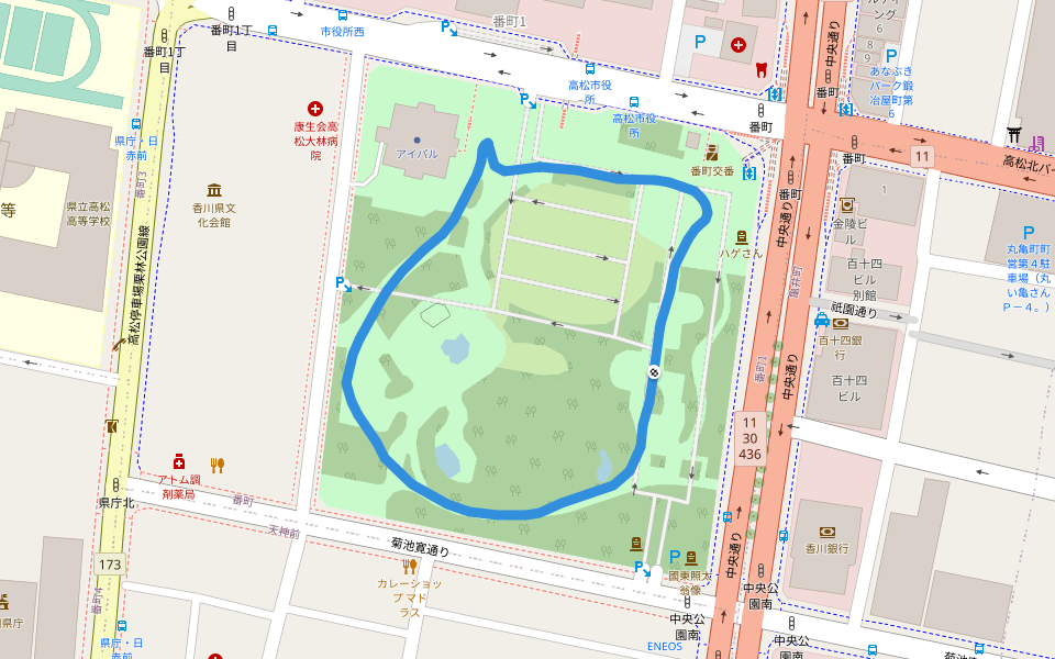 クチコミ : 中央公園 - 高松市番町