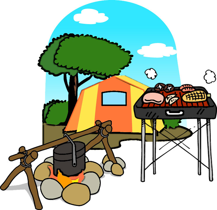 色とりどりのテント 徳澤キャンプ場 の無料の写真素材 - ID.32242フリー素材