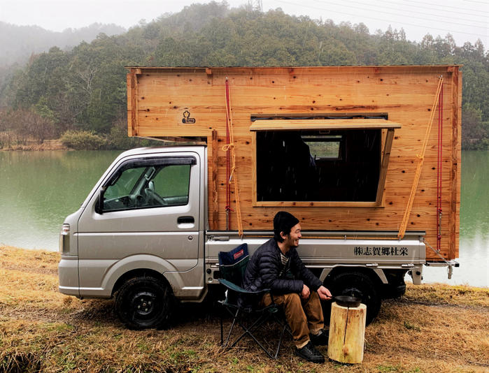 軽トラキャンピングカーの作り方」予算は10万円荷台の上に小屋を乗せるモバイルハウスDIYDIYゆうだい
