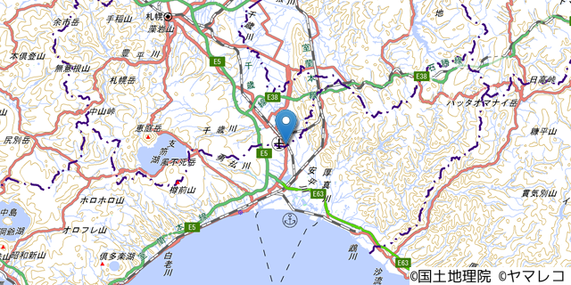 北海道千歳市美々987の地図 住所一覧検索地図マピオン