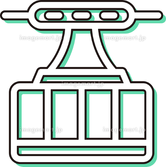 フリーイラストロープウェイパブリックドメインQ：著作権フリー画像素材集
