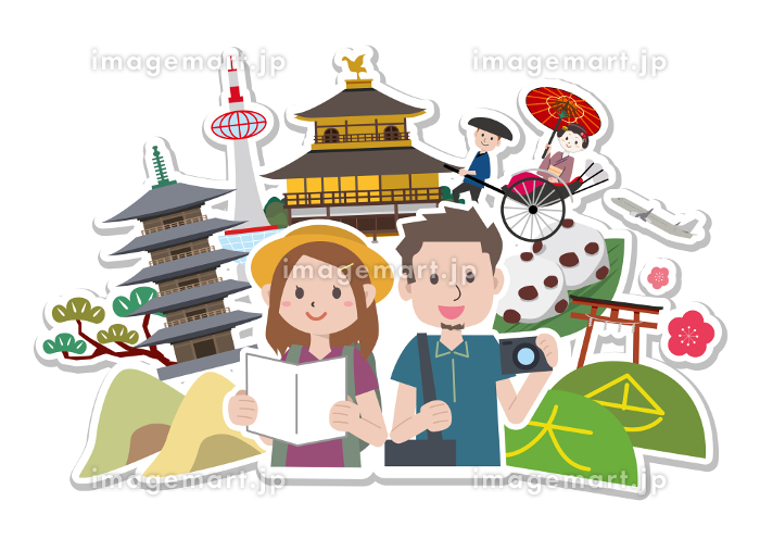 京都 イラスト 観光 イラスト素材5420014- フォトライブラリ