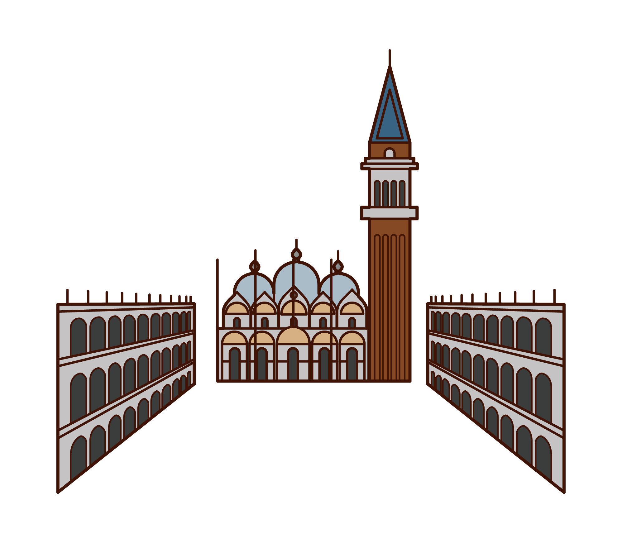 絵画のような美しさ。ヴェネツィア、サン・マルコ時計塔 – イタリア観光ガイド