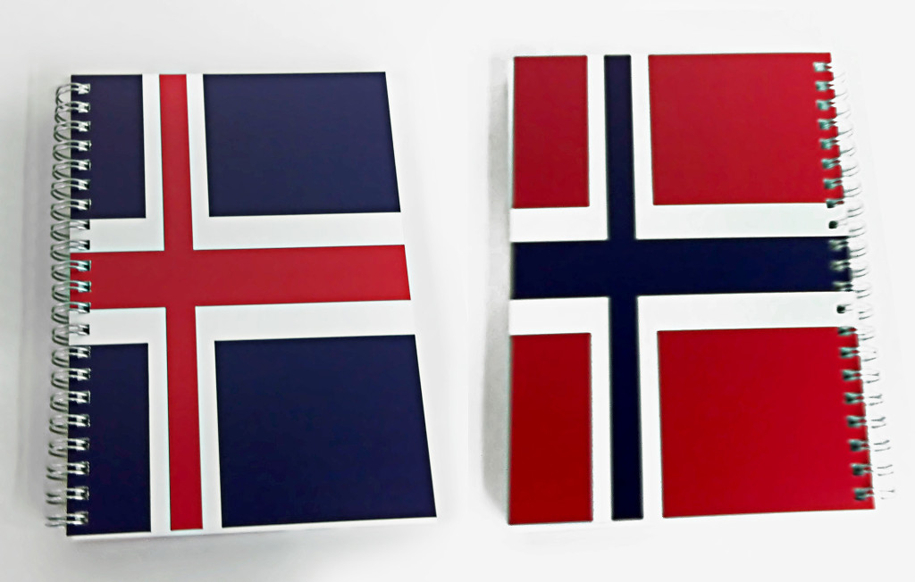 ノルウェーの国旗アイスランドデンマークフェロー諸島スウェーデンフィンランドとオーランド諸島ハートの形をしていますのイラスト素材・ベクター Image210201357