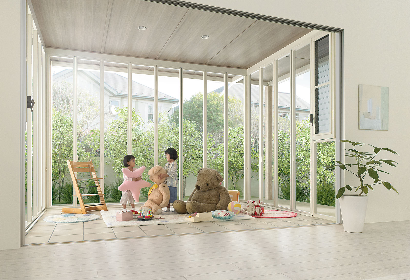 子供が遊べて、大人も楽しい！ベランダ改造ポイント6つBe Magnetic