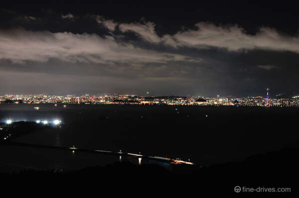 夜の志賀島ドライブ・金印ドッグ・3連休パピパピくん