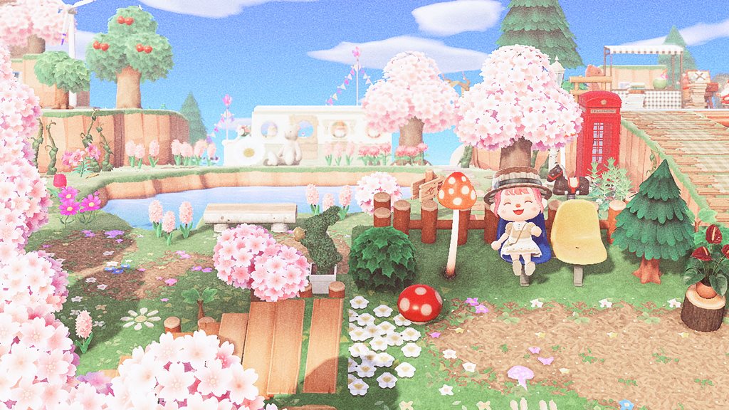 あつ森 夢番地を公開しました 島のみどころ紹介こころぐゲーム