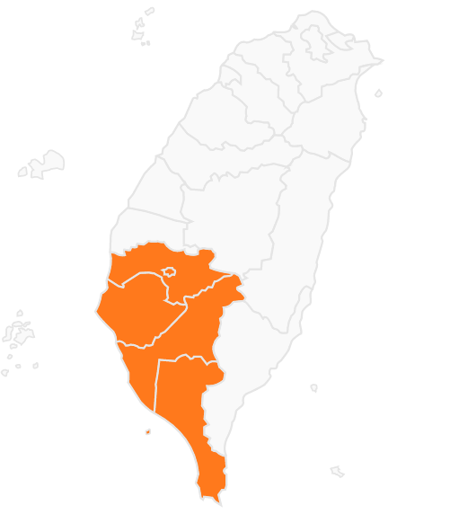 布地図 台湾観光名所吊り下げ装飾 台湾地図