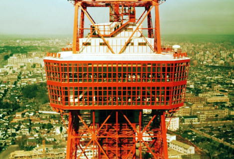 工事中の東京タワーの写真素材写真素材なら「写真AC」無料 フリー ダウンロードOK