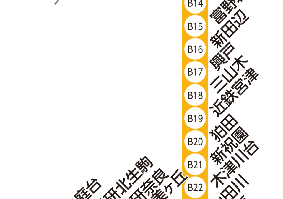大阪メトロ路線図 2025.1.19更新