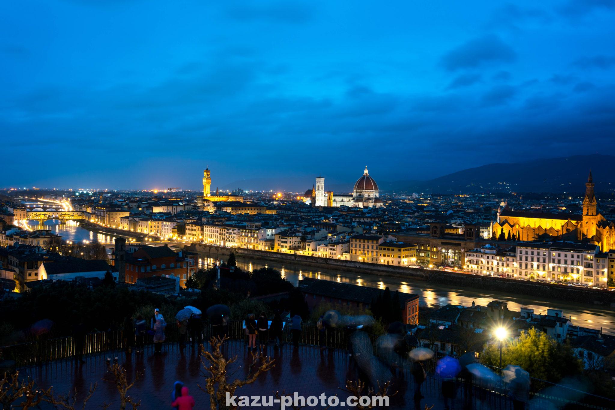 イタリア旅行記フィレンツェ1日目 ヴェッキオ橋とミケランジェロ広場＋中央市場- おやじの暇つぶし
