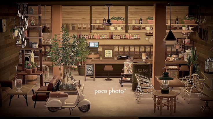 あつ森 カフェの２階にお洒落な美容室を作りました🌱 ハピパラ-