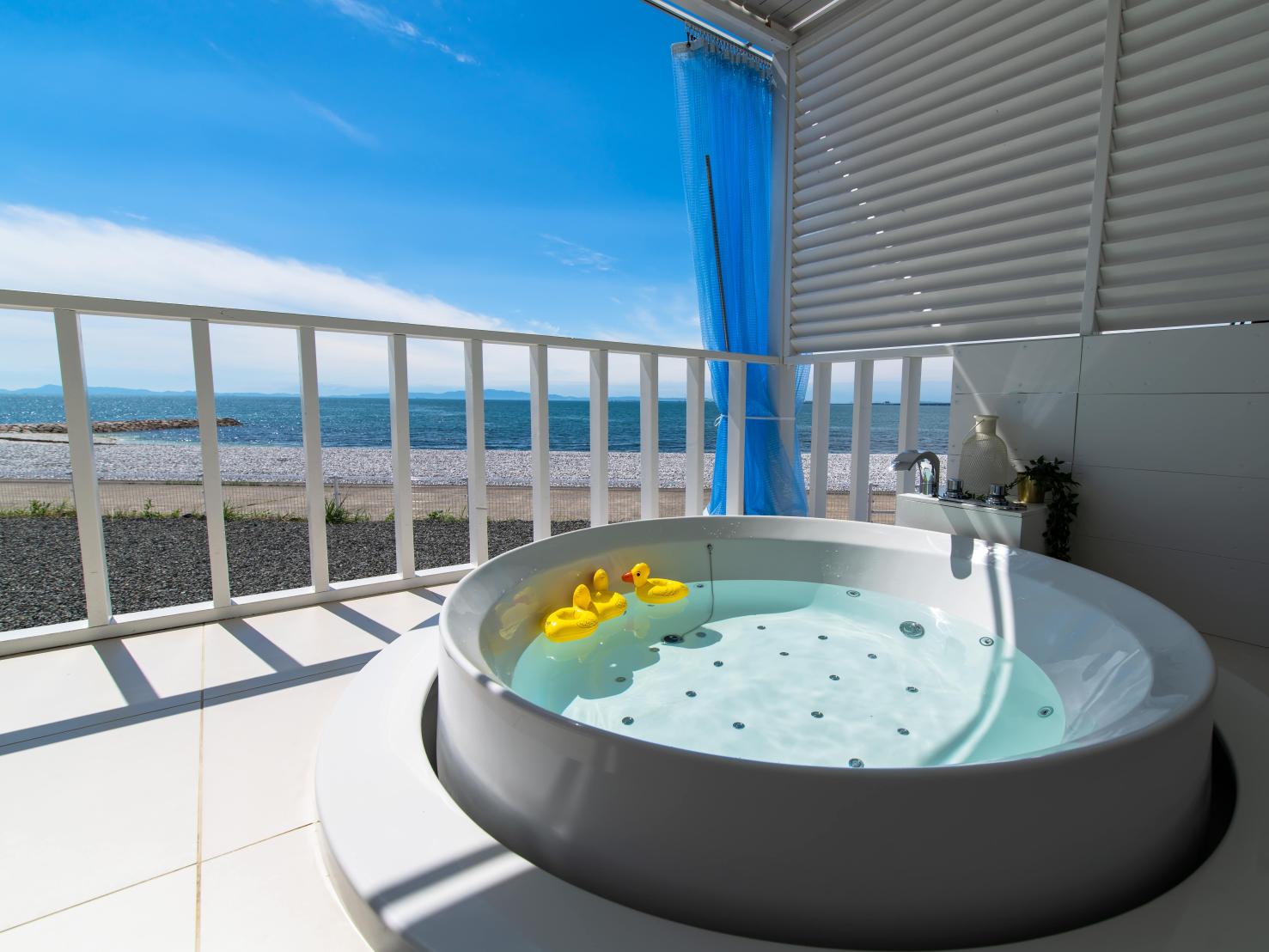 りんくう公園でのマーブルビーチ体験TikTok