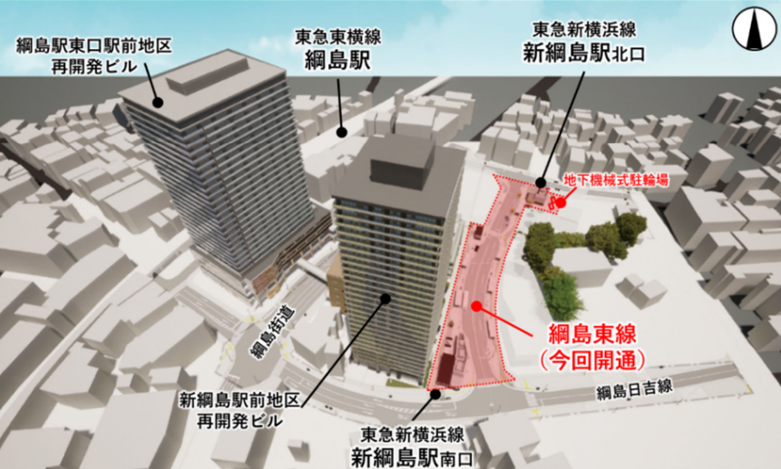 綱島駅」 バス停 の時刻表 アクセス
