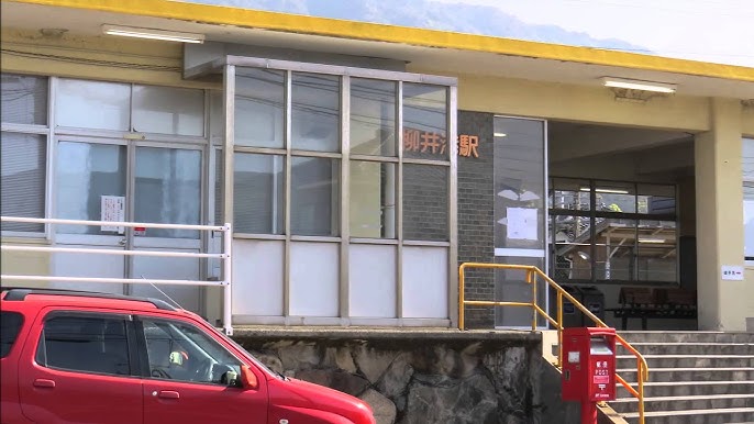 山陽本線の柳井港駅 山口県柳井市2022.6.18