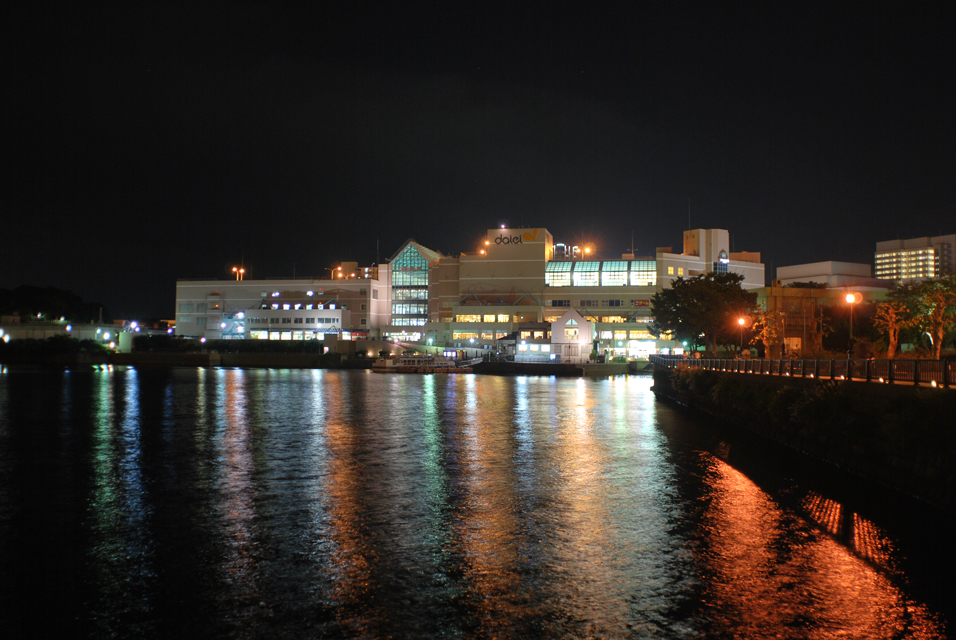 横須賀港の夜景 The night view of