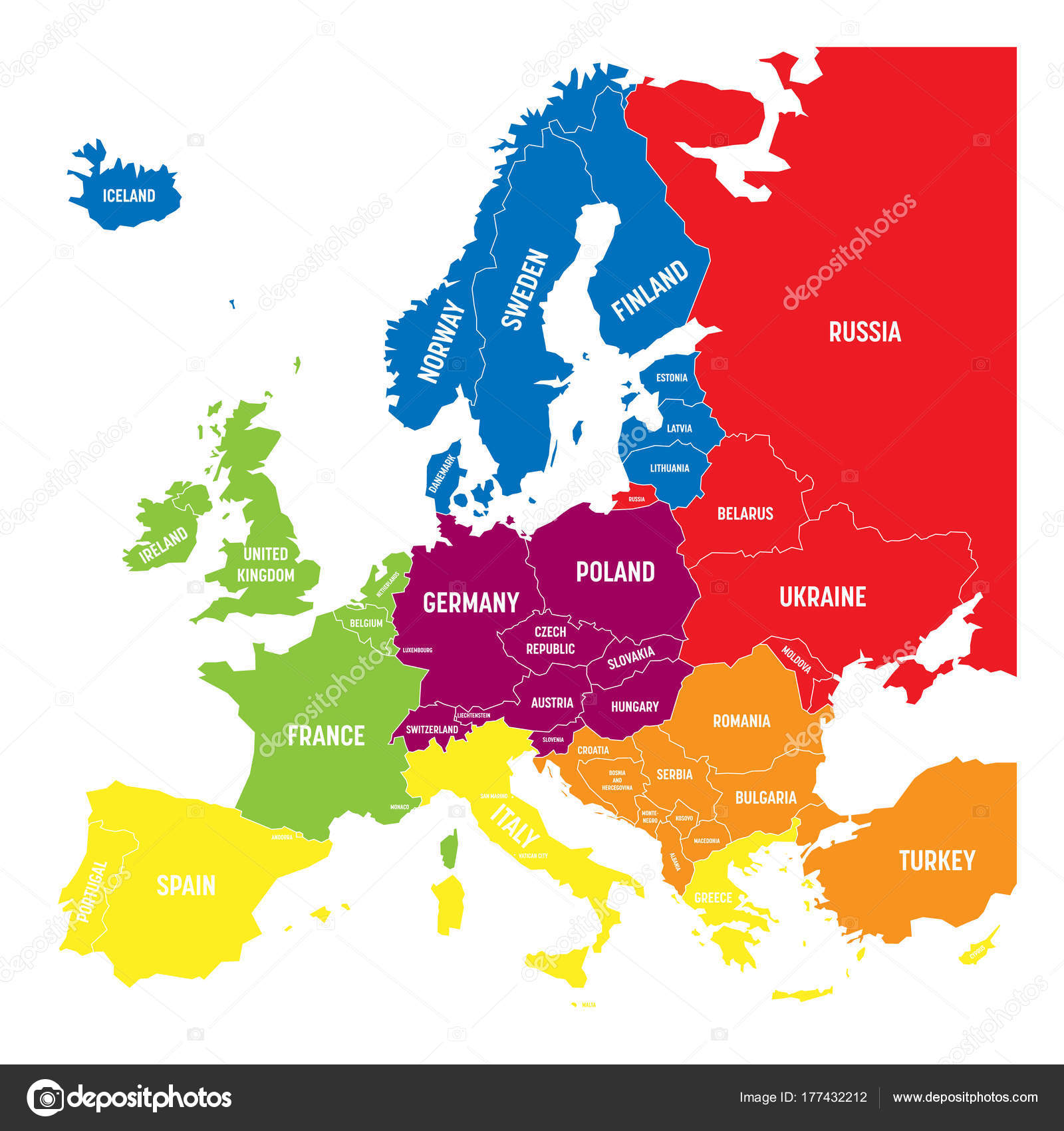 ヨーロッパの地域区分分け方の基準とは