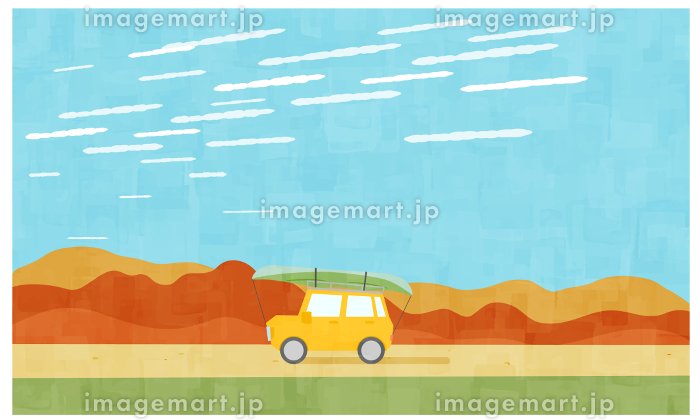 背景を旅行します。フラットのベクター イラストです。のイラスト素材・ベクター Image