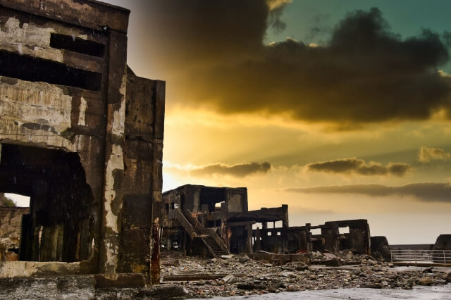 映画『進撃の巨人』軍艦島での実写版撮影軍艦島コンシェルジュ