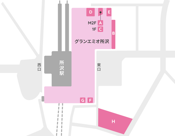 タイムズ東所沢第４駐車場 東所沢駅 徒歩４分時間貸し併設予約制タイムズのB