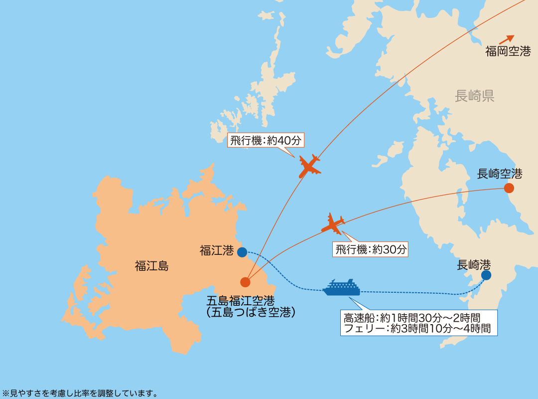 島へのアクセスガイド特集公式 新上五島町観光なび