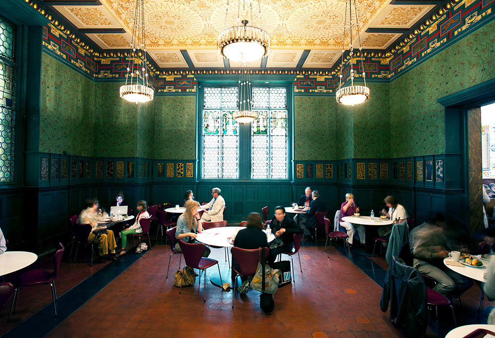 ロンドン日記＃2・V＆Aカフェとウィリアム・モリスウィリアムモリスの生地・ファブリック・雑貨は FIQ