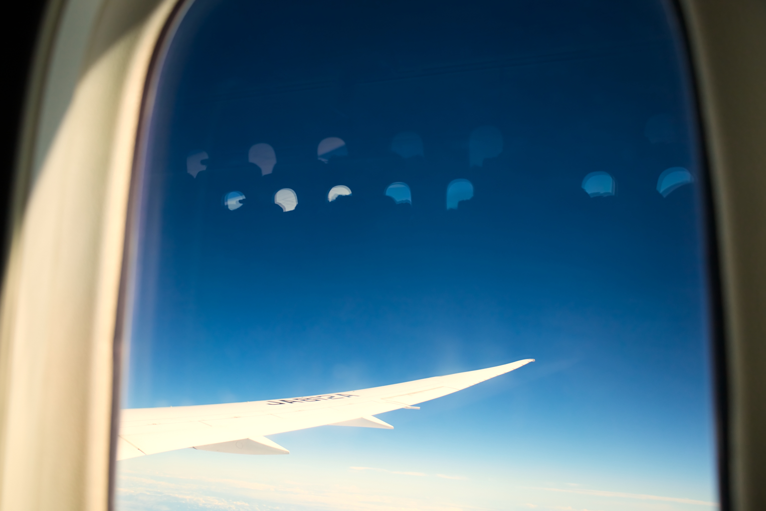 飛行機からの美しい写真の撮り方