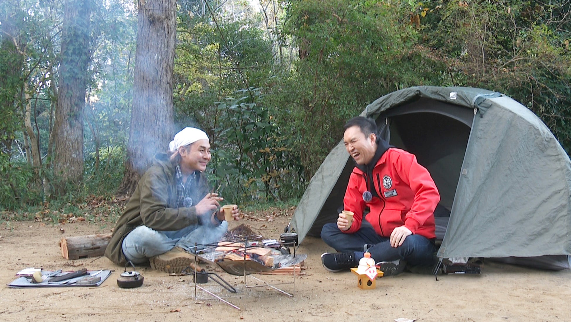 今夜！熊本朝日放送で0:15から ヒロシのひとりキャンプのすすめ オンエア。, 永野さんとBUCK-TICKの話をするよ。, 熊本以外の方はTVerで