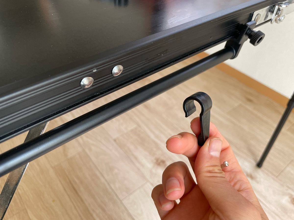 100均折りたたみチェア用サイドテーブル 三段ラックにも 」セリアアウトドア2022