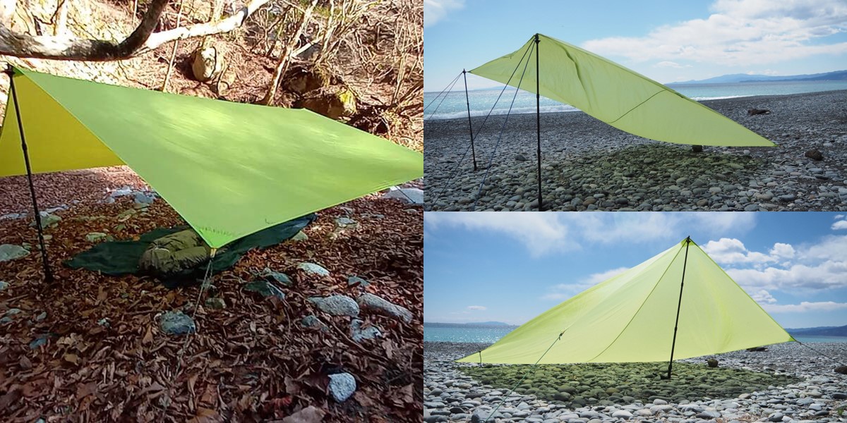 アレンジ自在！キャンプでのタープの張り方 ステルス張り編OKITIVE