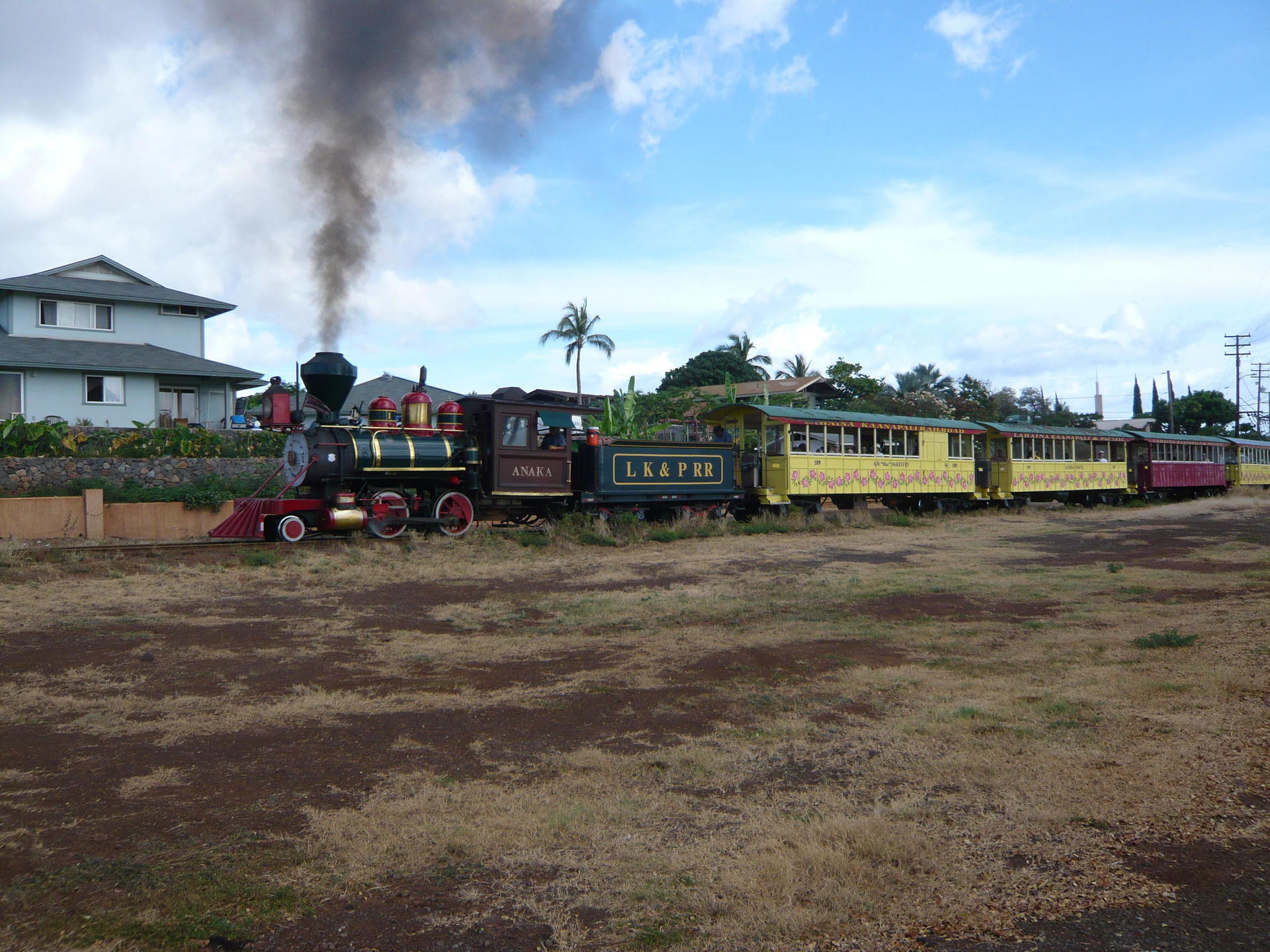 ハワイ唯一！ サトウキビ列車に乗ってきたアロハストリート-ハワイ