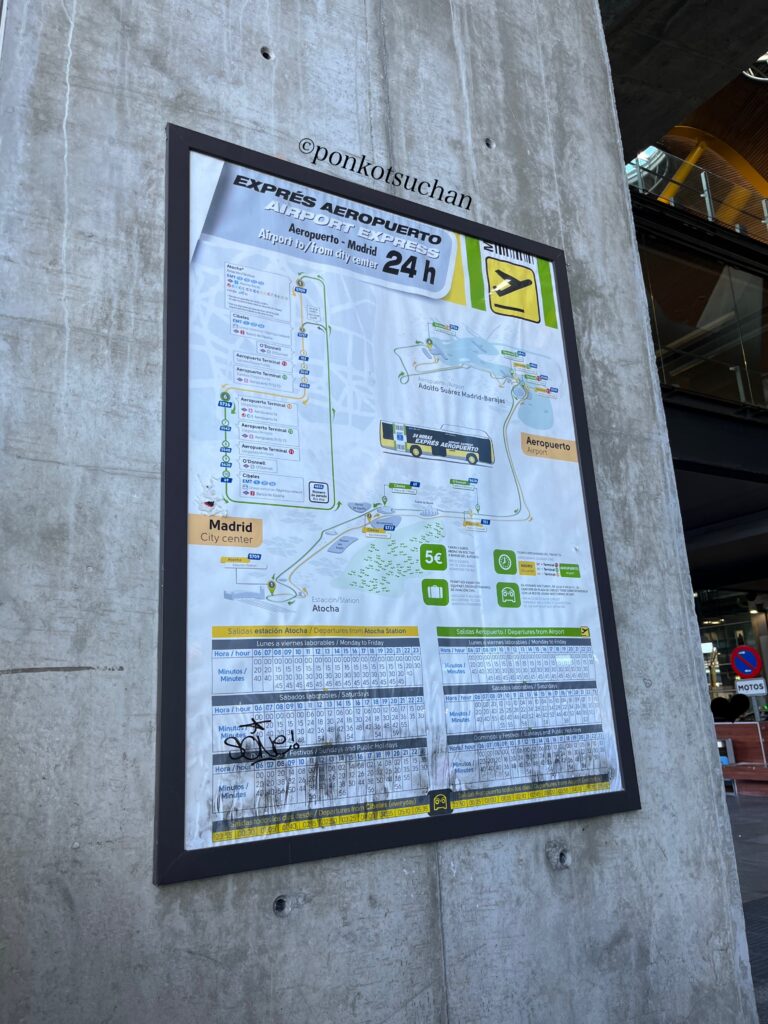 母娘旅🇪🇸-ﾏﾄﾞﾘｰﾄﾞ•ﾊﾞﾗﾊｽ空港からｱﾄ-ﾁｬ駅へ空港ﾊﾞｽの乗換えは簡単💡Dum 週末トラベル日記 会社員