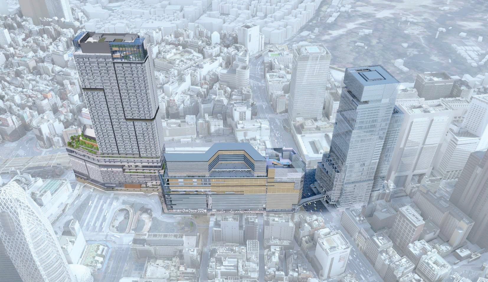 新宿駅西南口地区に高さ225mと高さ110mの超高層ビル建設へ！2023年度～2040年代にかけて京王百貨店やルミネ新宿、JR新宿ビルなどを建替え :超高層マンション・超高層ビル