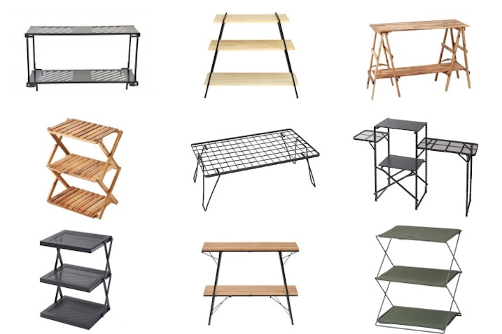 キャンプで使えるアイアンラックのメリット - U-CRAFT