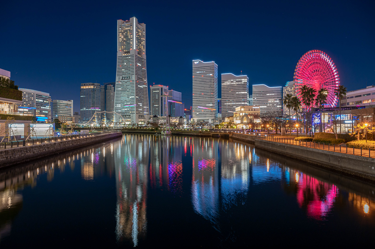 万国橋の夜景 神奈川県横浜市中区