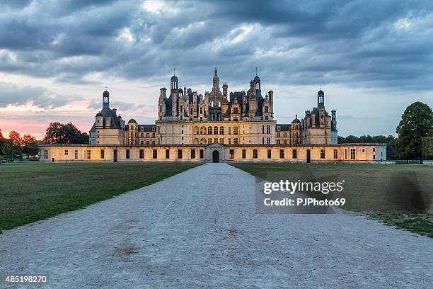 シャンボール城フランス庭園俯瞰 25705009582 の写真・イラスト素材アマナイメージズ