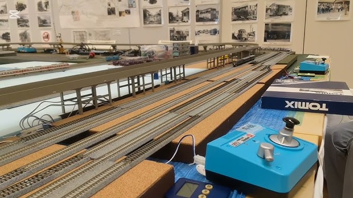 Nゲージジオラマ九州芸文館開催中動くイラストと猫漫画