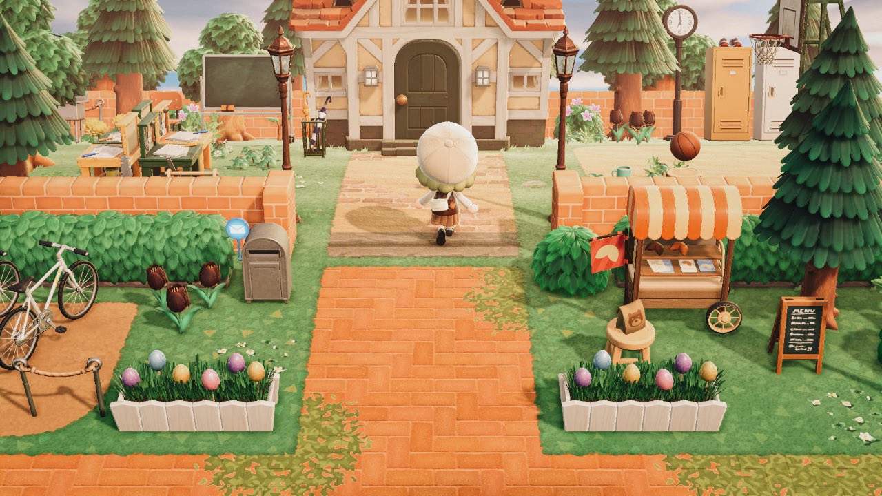 あつ森 家具とマイデザを駆使して作られた学校のクオリティが高すぎる! - あつ森まとめ速報