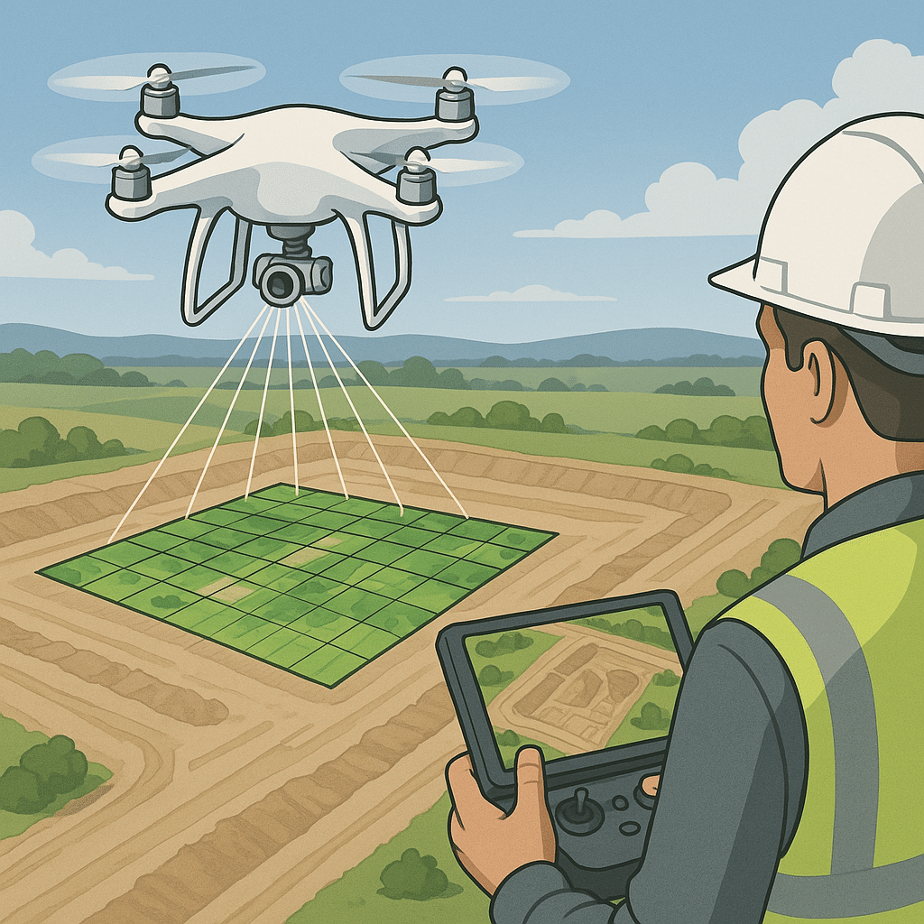 ドローンで空撮から高精細オルソ画像作成!地理空間情報の新時代株式会社関野不動産鑑定事務所