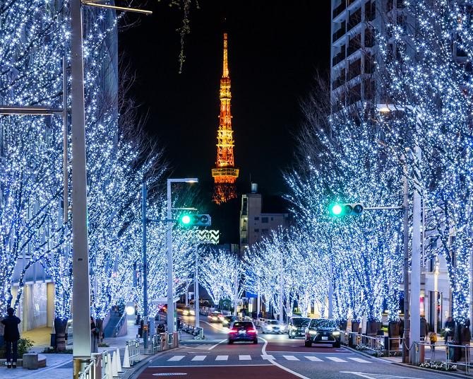 けやき坂イルミネーション」 港区-イベント-〒106-0032 の地図 アクセス 地点情報