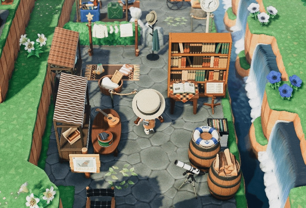 こーの『あつまれ どうぶつの森』マイデザイン講座 誰でも簡単にできる、可愛い石畳の作り方を解説します！インサイド