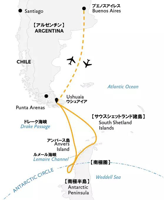 南極フライ＆クルーズ Ⅲ サウスシェットランド諸島6日間2024-25年ツアー詳細日程＆見どころ -